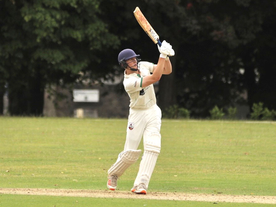 Sidmouth's Dylan Hurst tucks into the Plymouth bowling<br>credit: All photos this page courtesy of Al Stewart Sidmouth's Dylan Hurst tucks into the Plymouth bowling<br>credit: All photos this page courtesy of Al Stewart