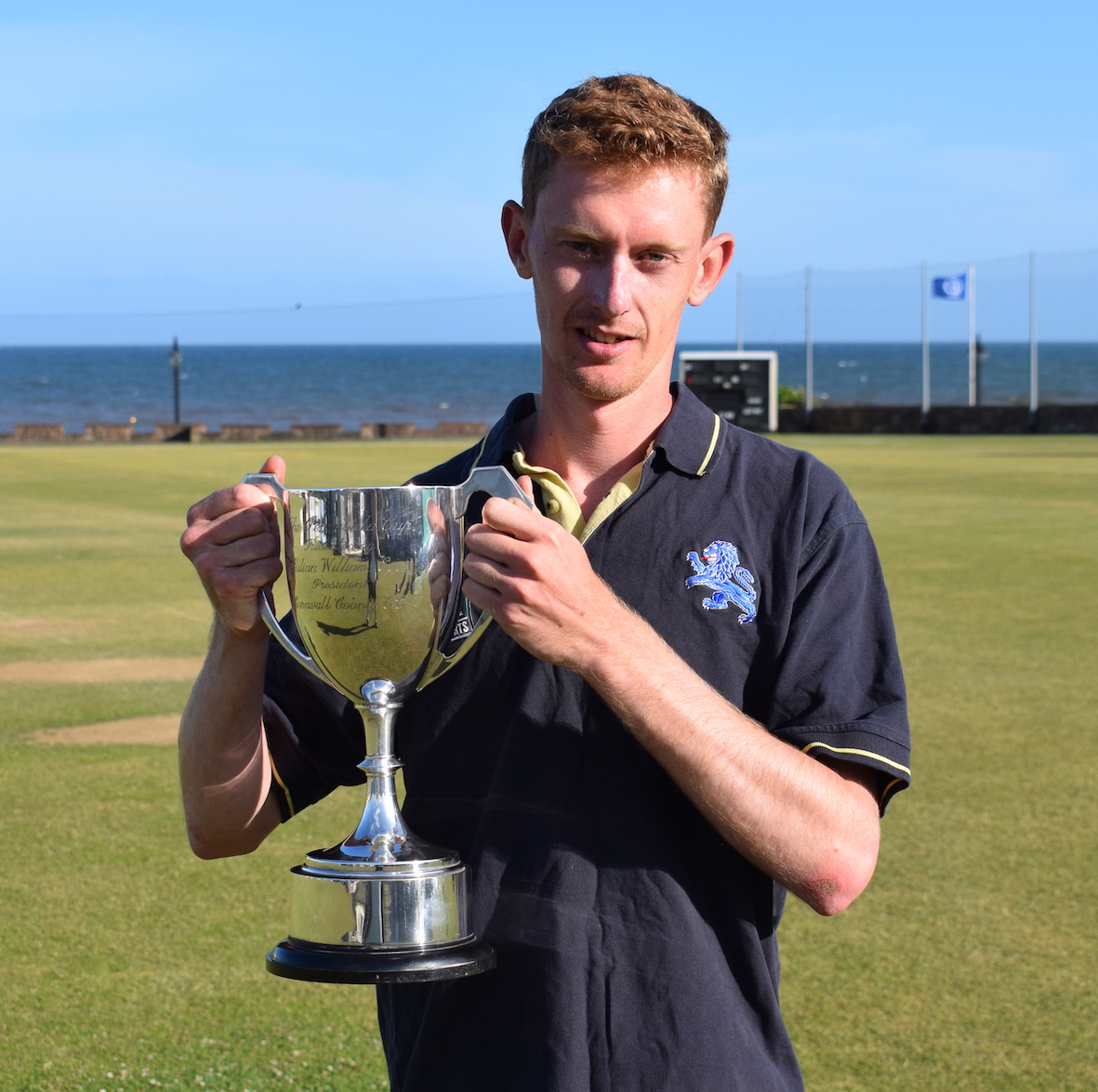 Jamie Stephens with the Peninsula Cup