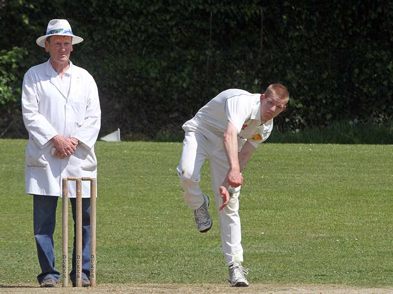 Matt Davies - five wickets for Feniton against Alphington Matt Davies - five wickets for Feniton against Alphington