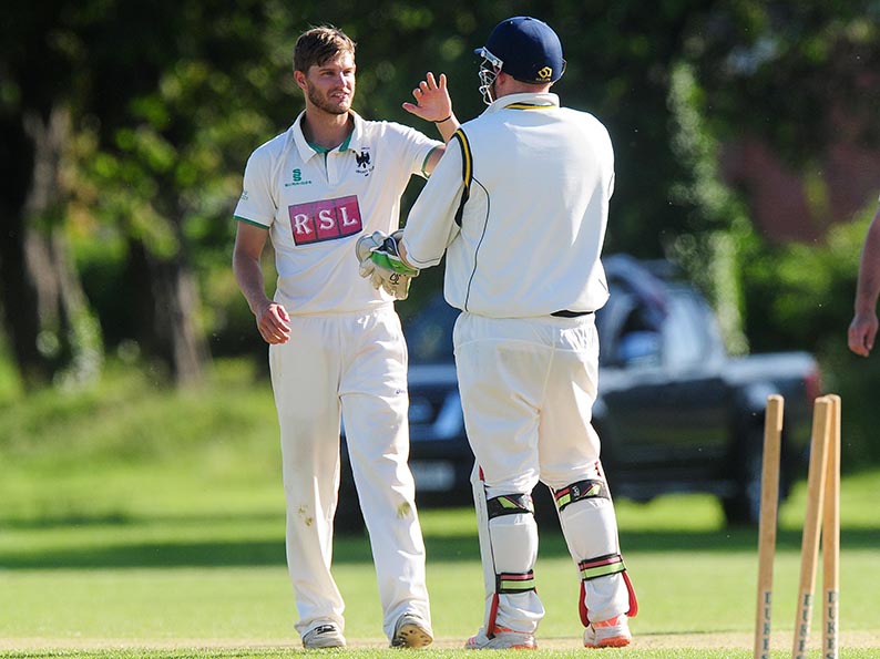 Matt Foster - wickets for Bradninch against Exeter<br>credit: www.ppauk.com/1042733 Matt Foster - wickets for Bradninch against Exeter<br>credit: www.ppauk.com/1042733