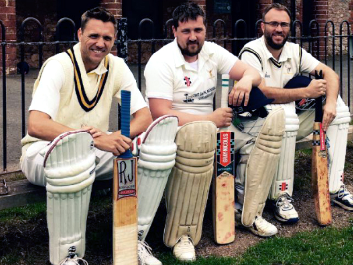 Left to right are brothers Steve, Mark and Simon Prideaux, who all played for Filleigh against Barton Left to right are brothers Steve, Mark and Simon Prideaux, who all played for Filleigh against Barton