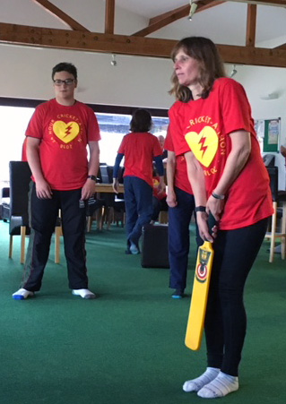 Indoor cricket kept the marathon going