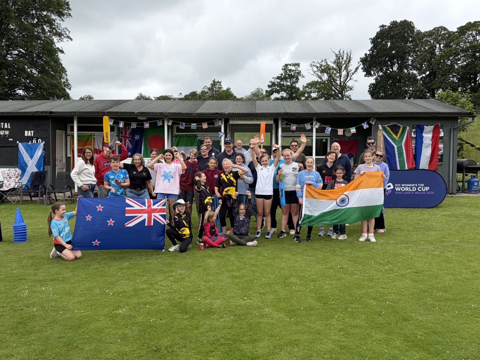 Filleigh CC's World Cup girls' festival.