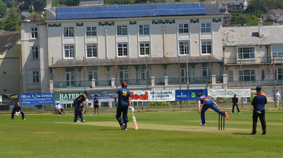 Cricket on the Fortified in Sidmouth, where Devon have been playing home games since 1914