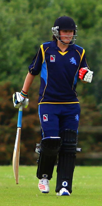 Suzie McDonald, who scored 22 not out to help Devon over the line against Wales