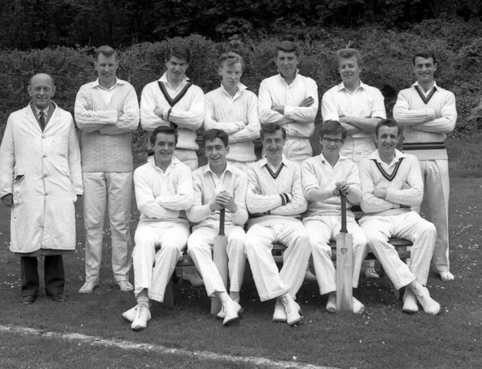 Leo Matthews (front, middle) with Torquay's 1963 3rd XI