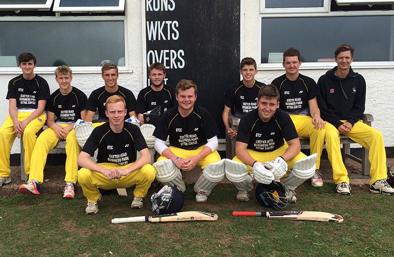 The winning Bovey Tracey team
