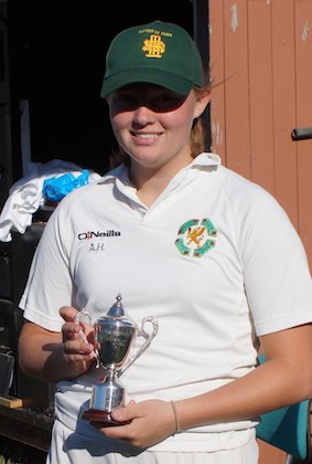 Young player award winner Amelia Tolley