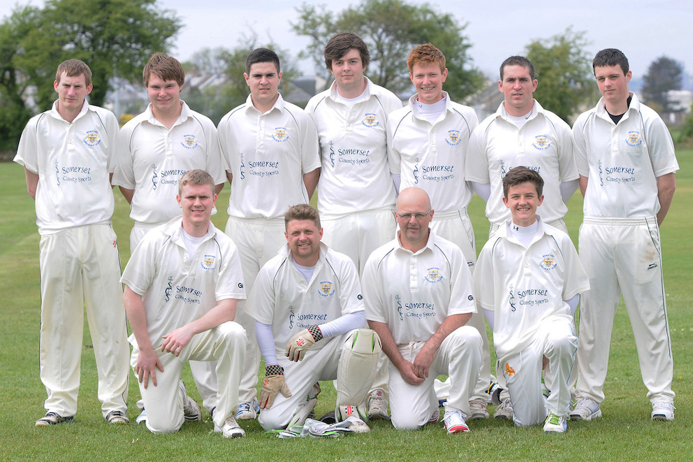 Bideford in 2014, Matt's last full season in the 1st XI. He is pictured second from the left in the front row