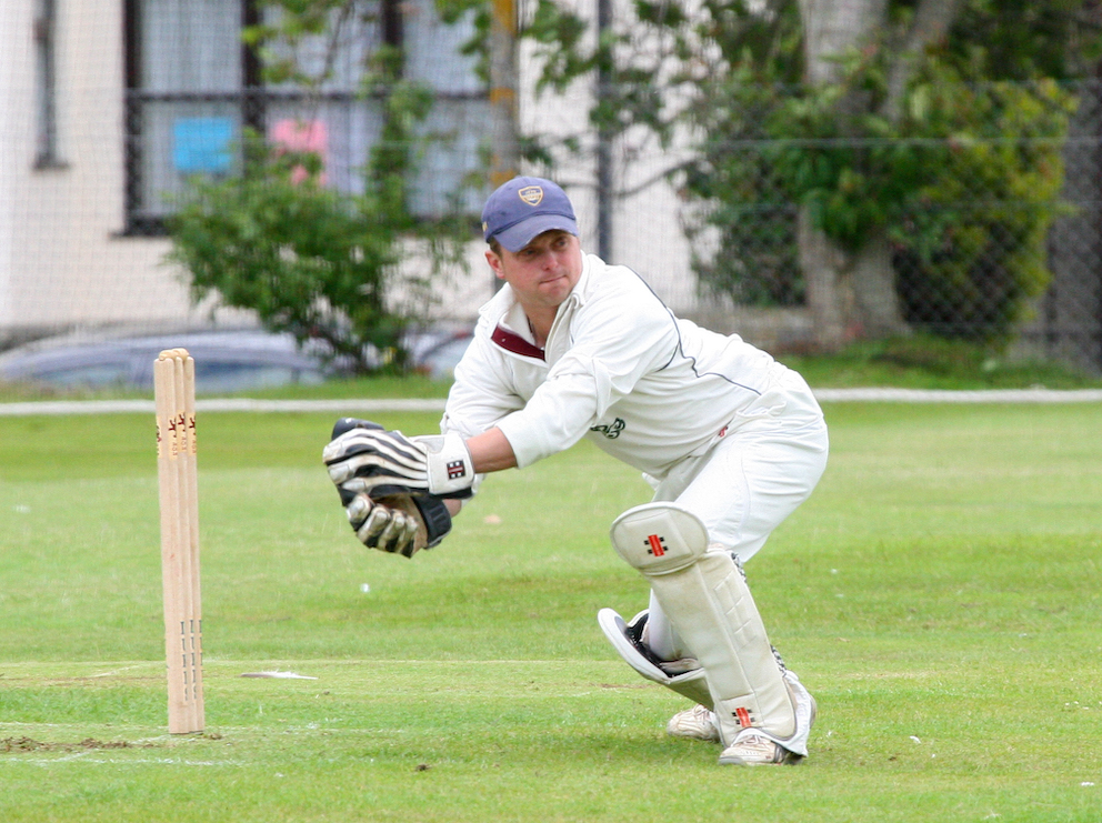 Matt Allin behind the stumps for Bideford back in the 2011 season<br>credit: Contributed Matt Allin behind the stumps for Bideford back in the 2011 season<br>credit: Contributed