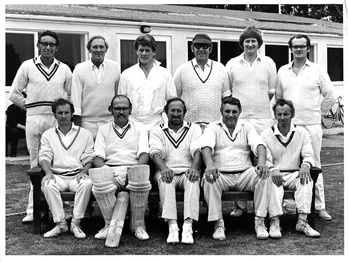 The Exeter St James team in 1968. John Evans is on the far right of the back row
