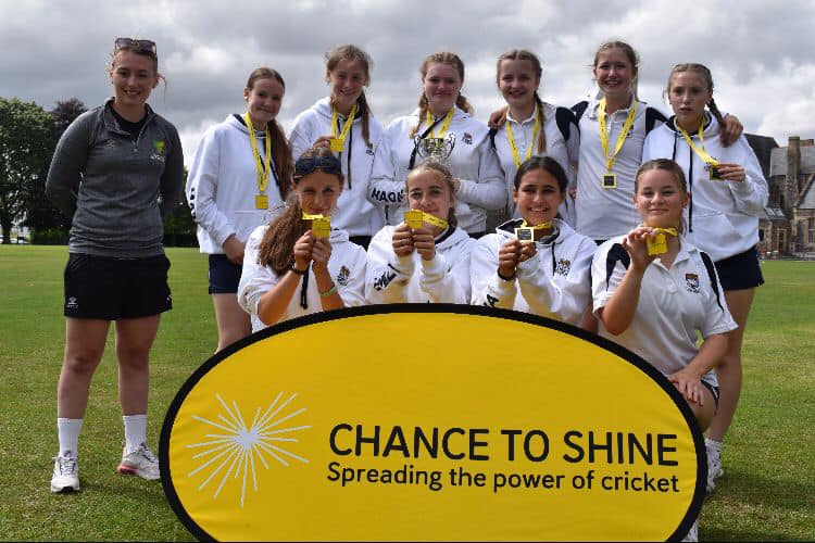 Torquay Girls Grammar School Under 15 Girls winning the regional finals.