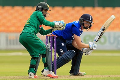Heather Knight batting against Pakistan - ECB/Getty Images