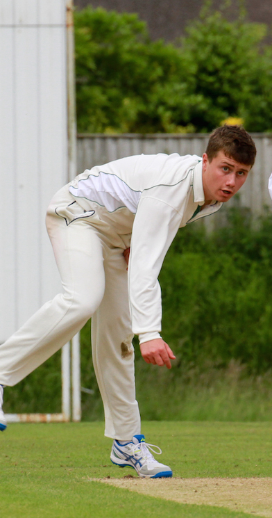 Tom Olive - pick of the bowlers for Kilomington