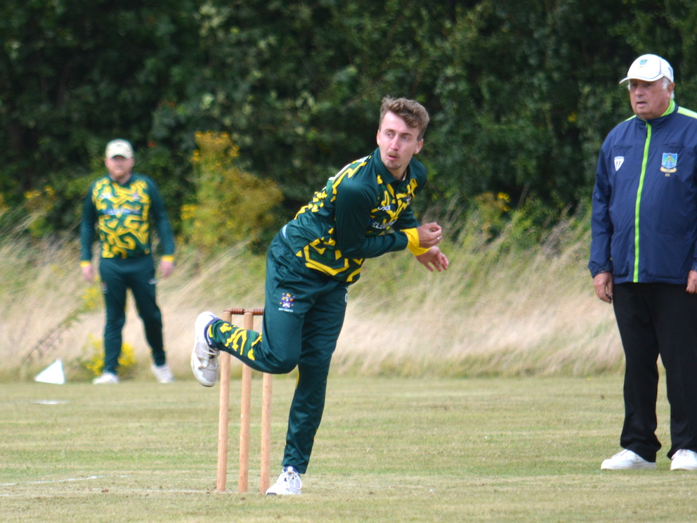 Miserly Harry Pitman: four overs bowled; 12 runs conceded