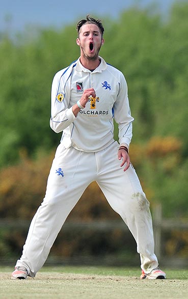 Matt Golding - took the key wicket of Mark Porter. Photo: www.ppauk.com