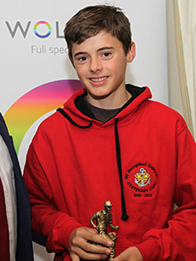 Paignton's Oscar Munson - U13 all-rounder