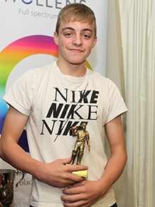 Ollie Woodcock - averaged 97.5 for Paignton U14s