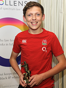 Bovey's Jake Forey - U13 bowling 